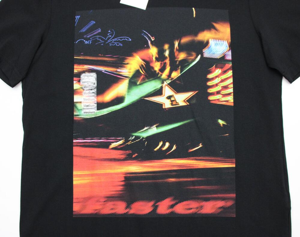 PS Paul Smith T Shirt Mens Medium Black Racing Graphic Organic Cotton Tee NWT - Picture 4 of 6